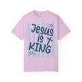 Jesus Is King T-Shirt — Faith Graphic Tee with Cross & Stars