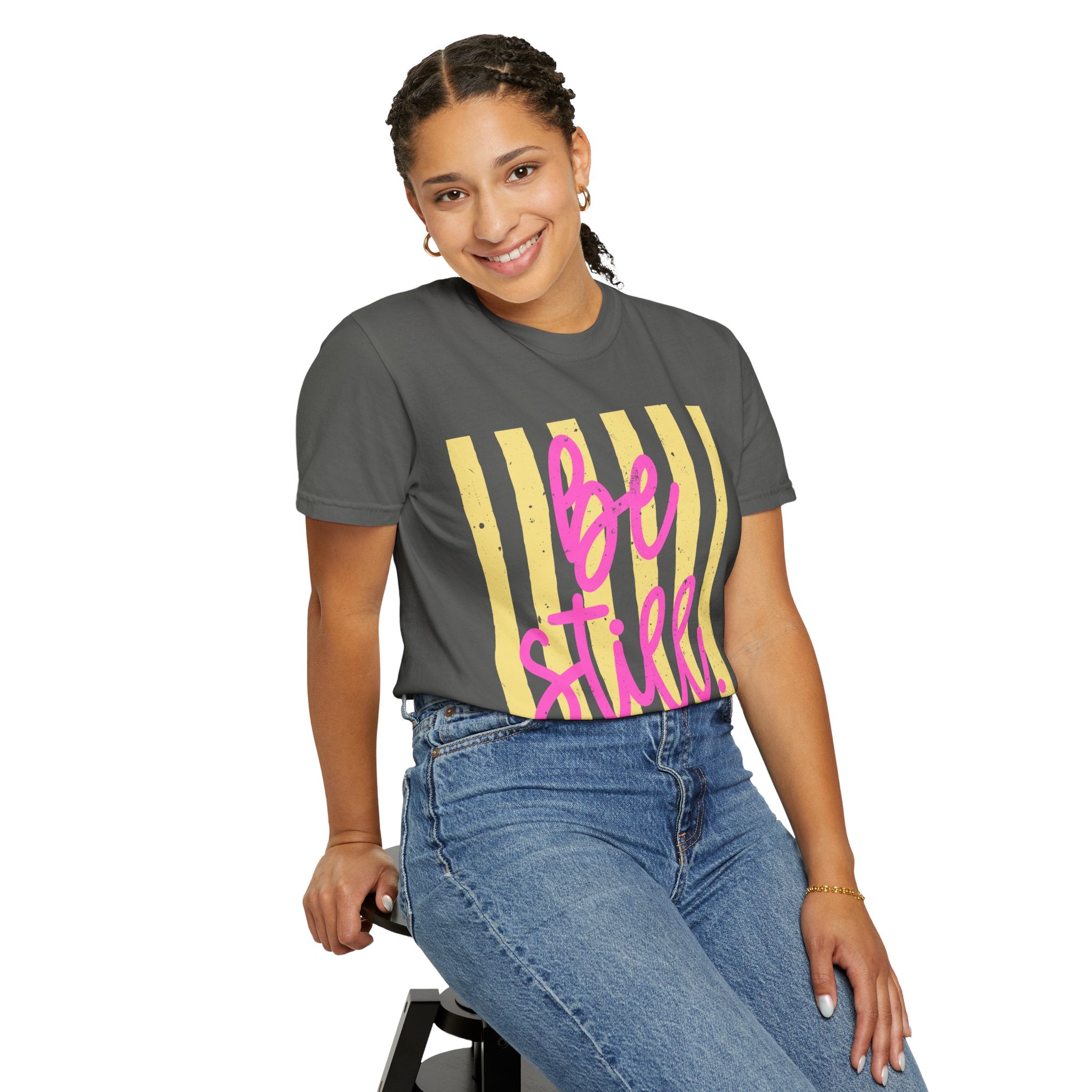 Be Still Psalm 46:10 T-Shirt — Inspirational Christian Graphic Tee