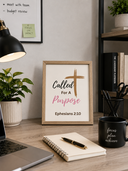 Called For A Purpose - Printable Scripture Wall Art | Instant Digital Download