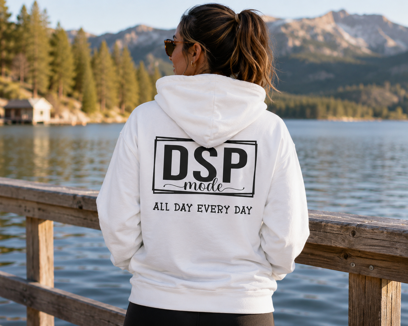 DSP Mode Hoodie — "All Day Every Day" Graphic Pullover