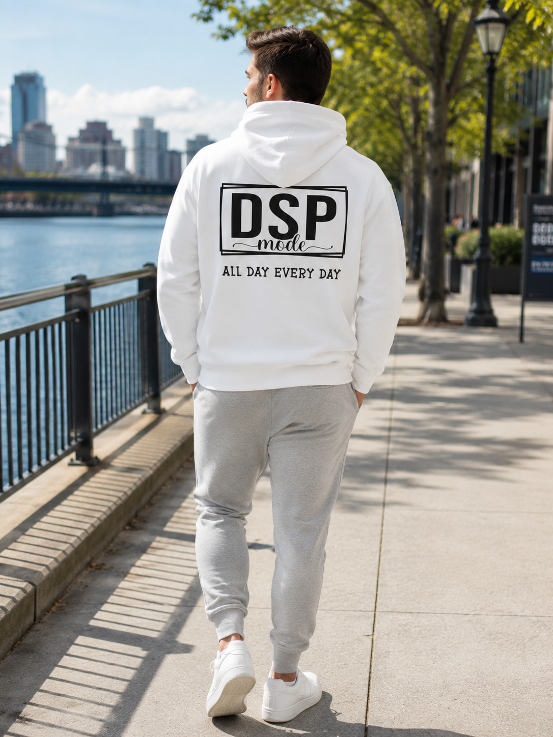 DSP Mode Hoodie — "All Day Every Day" Graphic Pullover