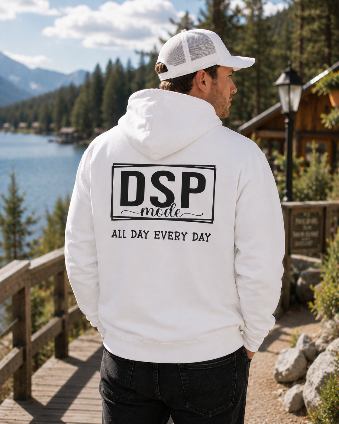 DSP Mode Hoodie — "All Day Every Day" Graphic Pullover