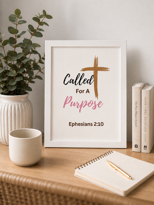 Called For A Purpose - Printable Scripture Wall Art | Instant Digital Download