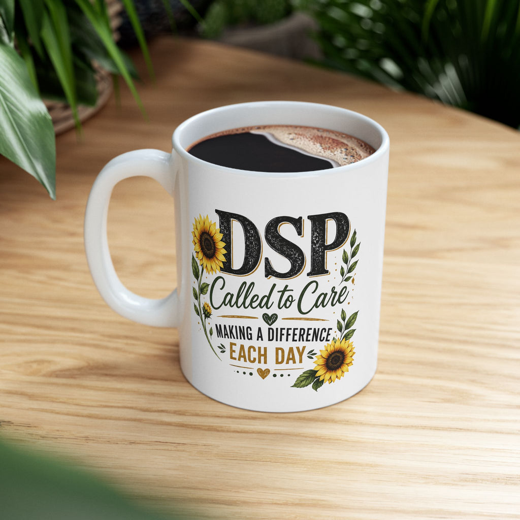 Called to Care Ceramic Coffee Cup 11oz Direct Support Professional Gift for Caregivers