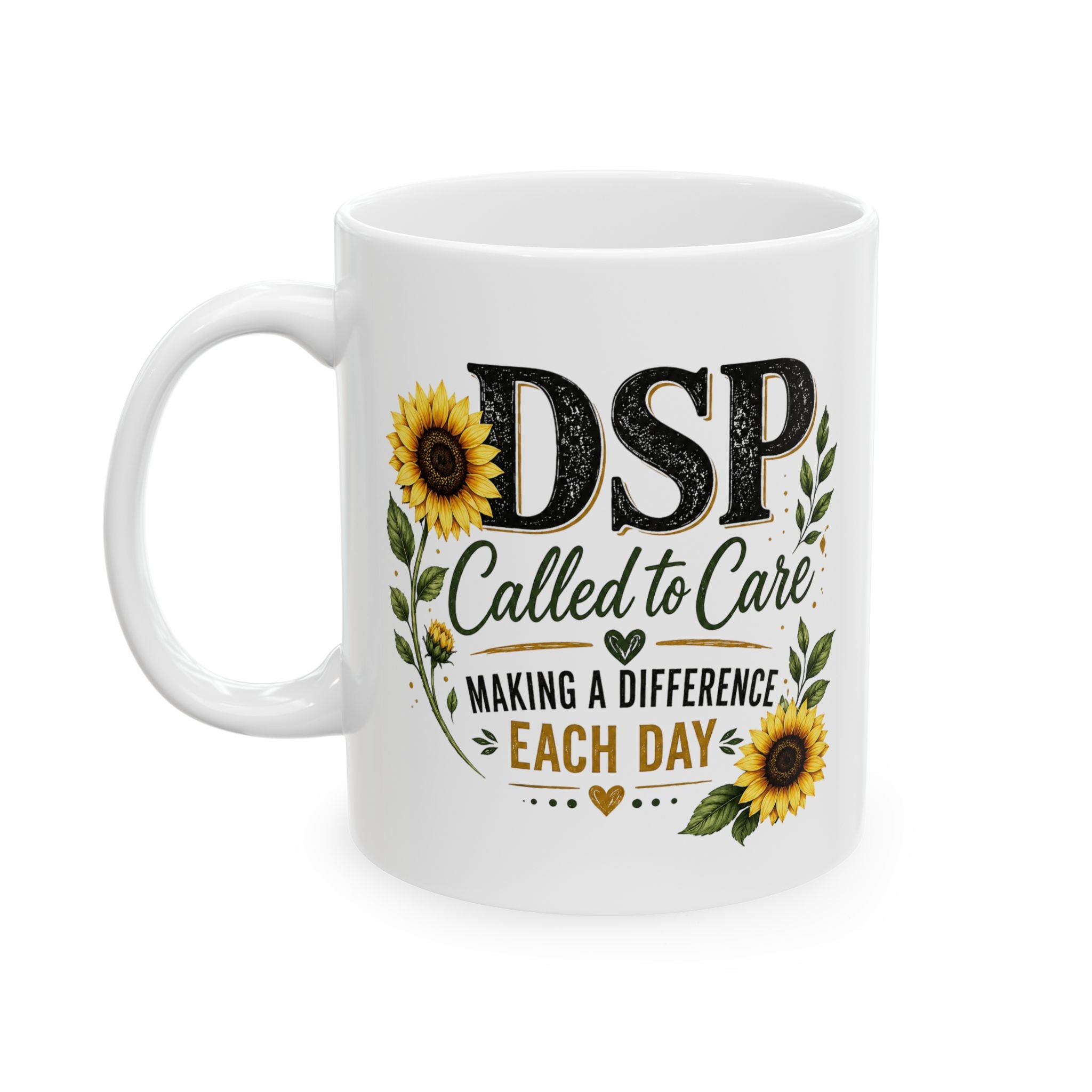 Called to Care Ceramic Coffee Cup 11oz Direct Support Professional Gift for Caregivers