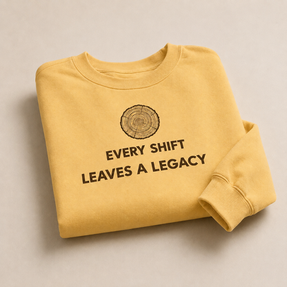 Every Shift Leaves a Legacy Crewneck