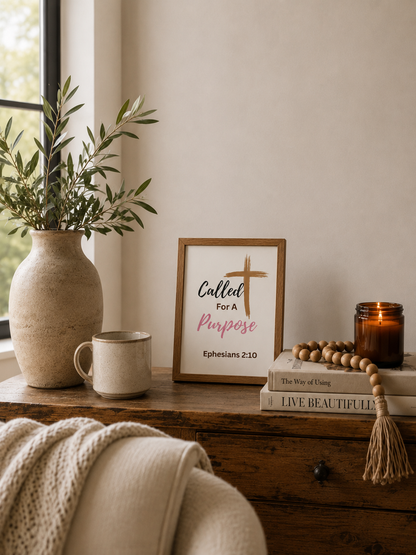 Called For A Purpose - Printable Scripture Wall Art | Instant Digital Download